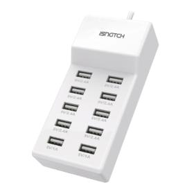 Hub USB alimentato sdoppiatore multiporta splitter ciabatta elettrica multipresa