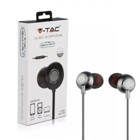 CUFFIE STEREO CON MICROFONO JACK 3,5MM GRIGIA