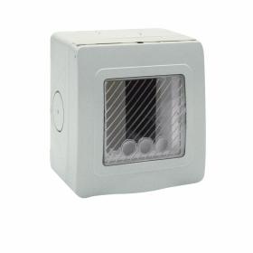 Contenitore autoportante stagno IP55 RAL 7035 tubo sportello con membrana