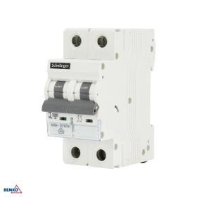INTERRUTTORE DI SOVRACORRENTE 6KA 2P C 20A VDE SCHELINGER