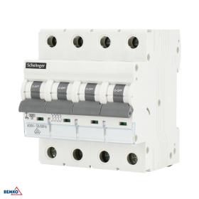 INTERRUTTORE DI SOVRACORRENTE 6KA 4P C 06A VDE SCHELINGER
