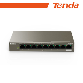 Tenda Switch Fast PoE - 9 porte 8 FE PoE - 1 FE  TEF1109P-8-63W