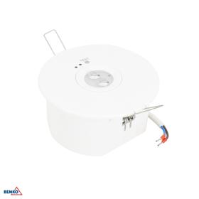LAMPADA  DI EMERGENZA ROTONDE 3.5W IP65 KIT LENTE AUTOTEST 2H