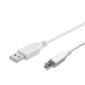 Cavo usb 2.0 spina a / spina b 1m - bianco