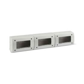 Contenitore autoportante IP40, S44 colore RAL 7035 per minicanali 44q12