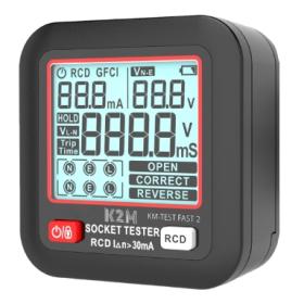 Tester digitale per prese elettriche e verifica differenziali