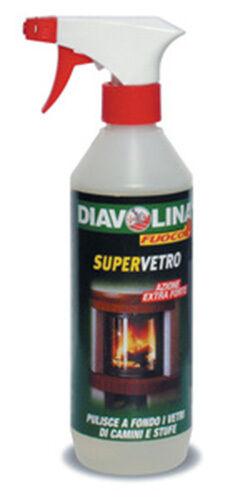 DETERGENTE PULIVETRO DIAVOLINA PER VETRI VETRO STUFE E CAMINI 500 ML PULISCI