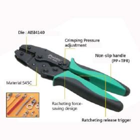 Pinza professionale x crimpare Terminali Puntalini Non isolati 6PK-301N