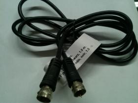 CAVO ANTENNA CON CONNETTORI F X DECODER SAT E LNB 1,5mt black