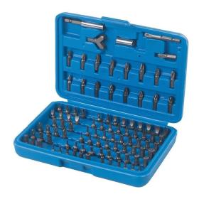 SET 100 INSERTI PER CACCIAVITE GIRAVITE IN CROMO VANADIO PHILIPS ESAGONALE TORX