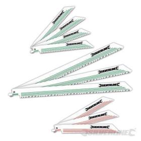 set kit 10 lame universali  per sega a sciabola ferro legno