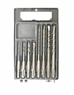 KIT set PUNTE MURO CEMENTO PERTRAPANO TASSELLATORE SDS PLUS PUNTA 5-6-8-10-12 m