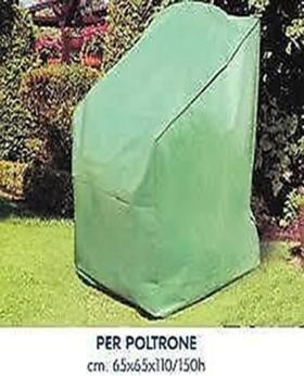 COPERTURA TELO PROTEZIONE PER POLTRONE SEDIE GIARDINO IMPERMEABILE 65x65x110/150