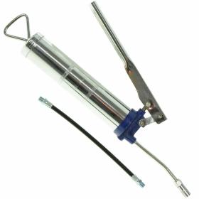 PISTOLA PER GRASSO POMPA INGRASSATORE INGRASSATRICE MANUALE 400MLTUBO FLESSIBILE