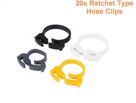 set kit 20 pz clips cavo tubo pinzaordinato gas auto bassa pressione scarico