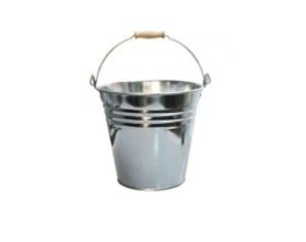 SECCHIO CONTENITORE METALLO ZINCATO BRACE ACQUA POZZO GIARDINO  10LT