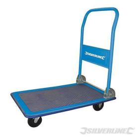 CARRELLO PORTATUTTO CARRELLINO PIANALE PORTAPACCHI RICHIUDIBILE CON RUOTE 150 KG