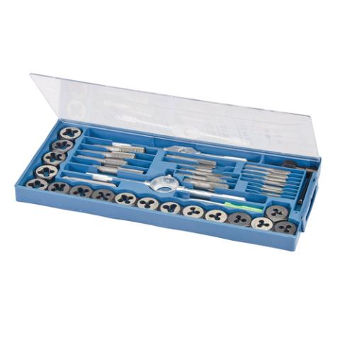 KIT 40 PZ FILIERE  MASCHI FILIERA FILETTO FILETTARE MASCHIO DA M3 A M12 DADI EC
