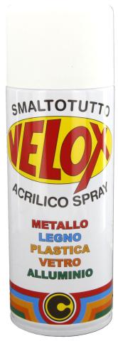 BOMBOLETTA a SMALTO VERNICE SPRAY COLORE bianco lucido 400 ML