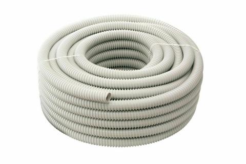 GUAINA merlit SPIRALATA FLESSIBILE PVC GRIGIA TUBO IMPIANTI ELETTRICI 20mm