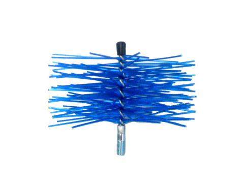 scovolo tondo in nylon 200 mm per pulizia tubi acciaio inox stufa stufe