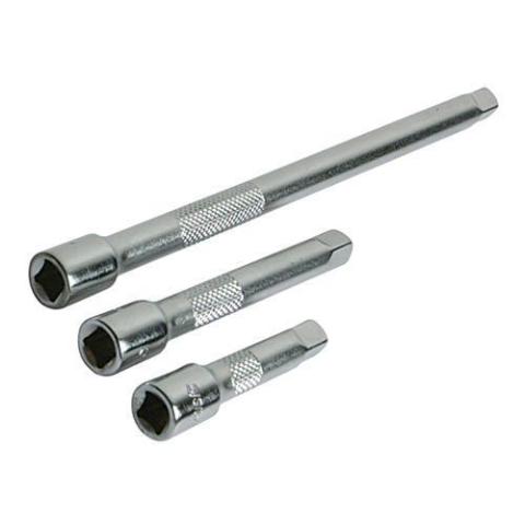 3 PEZZI PROLUNGA PROLUNGHE BARRA CHIAVE CRICCHETTO 1/4 LUNGHEZZA