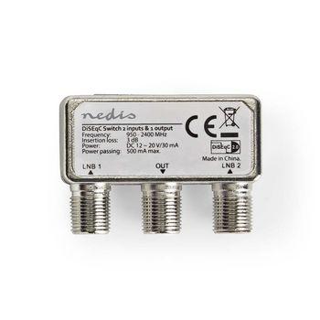 SWITCH DISEQC 2.0 2/1 GESTISCE 2 LNB DA UNA PARABOLA