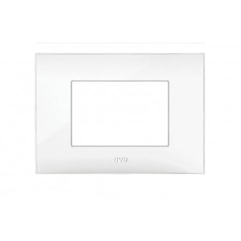 Placca Ave YOUNG44 colore bianca 3 moduli 44PJ03B