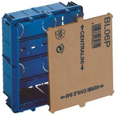 AVE BL07P SCATOLA DA INCASSO MULTIFUNZIONE CON PARAMALTA 192X168X73