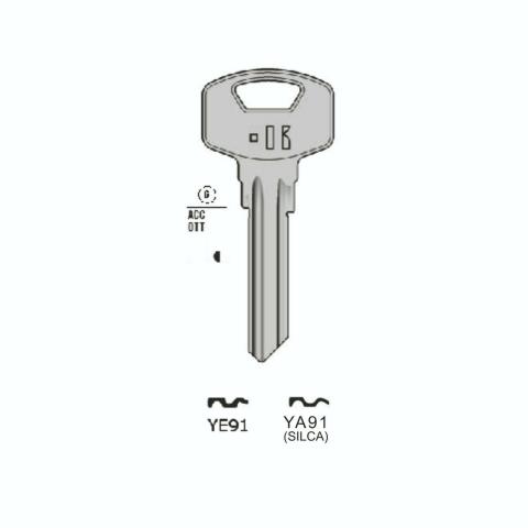 CHIAVE yale  YE91-YA91-YI22 cap-97325-12624