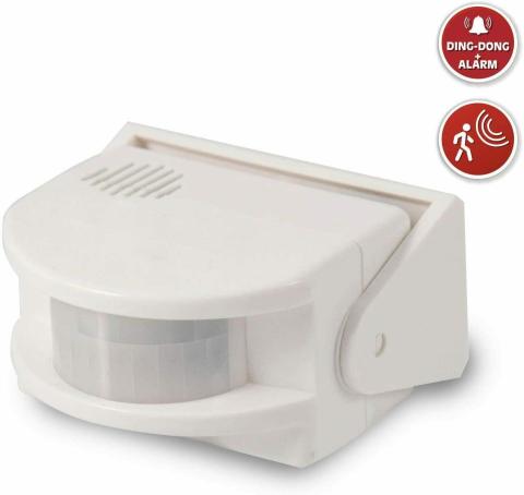 VELAMP RILEVATORE DI MOVIMENTO 2 FUNZIONI CAMPANELLO - ALLARME MS004