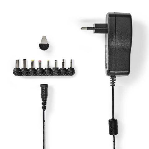 ALIMENTATORE STABILIZZATO UNIVERSALE 3V-4,5V-6V-7,5V-9V-12V 12W SWITCH ACPA109