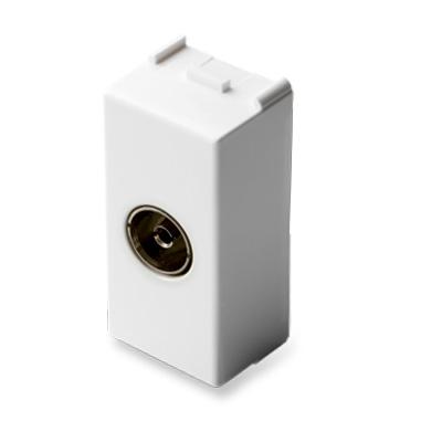 Presa antenna coassiale mix presa tv 9,5mm passante