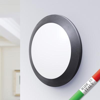 UMBERTA NERO OPALE 2 PORTALAMPADE E27