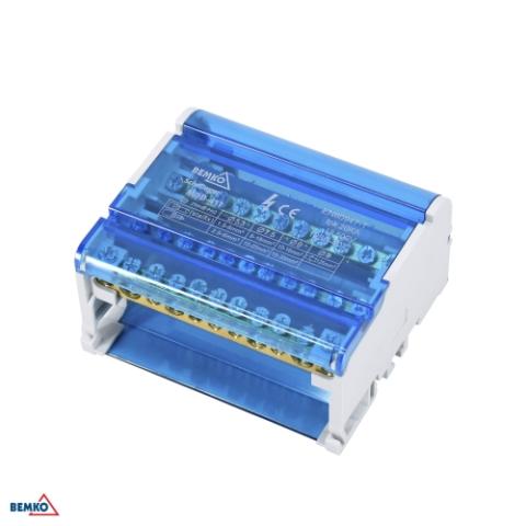 MORSETTIERA TETRAPOLARE DA QUADRO 125A 11 FORI MATERIALE ELETTRICO