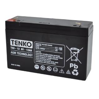 TENKO Batteria al piombo  6v 12ah tk6-12 f1-38.6210.00