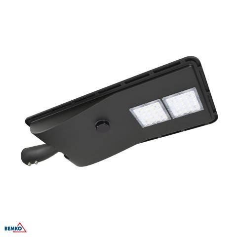 LAMPIONE SOLARE A LED SOLER 40W 4000K 6000LM IP66 GRIGIO SCURO