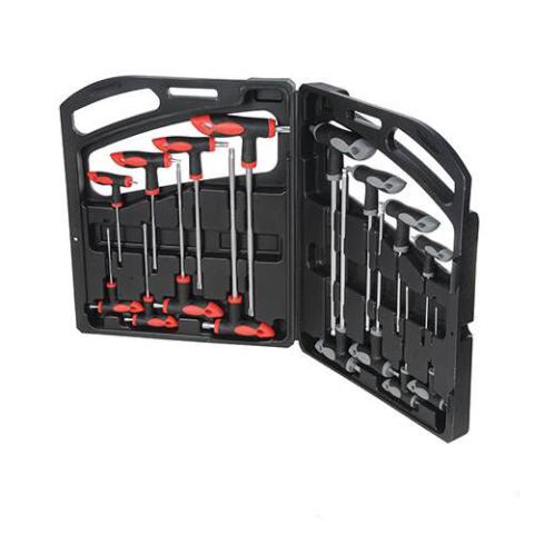 NUOVO 16pc T MANIGLIA Set torx e esagonali Ball End Allen Chiave Trx stella TX S