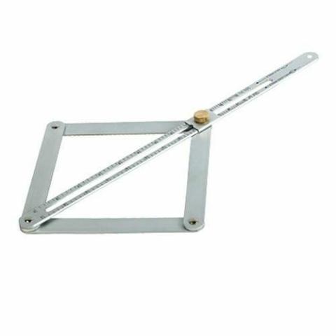 GONIOMETRO MISURATORE SQRUADRA RIGA ANGOLO MISURA CANTIER GUIDA ANGOLARE 380mm