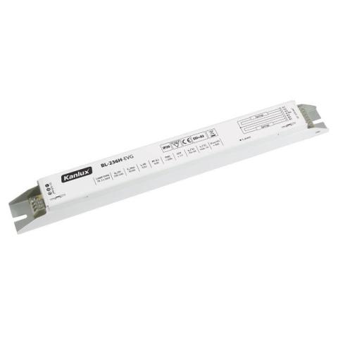 reattore elettronico per lampade al neon 2x36 watt bl-236h-evg