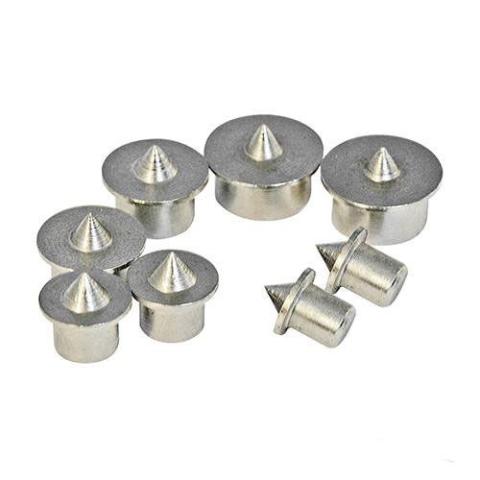 Set di Perno con punta centrata a 8pz allineamento centro set 6 mm 8- 10- 12