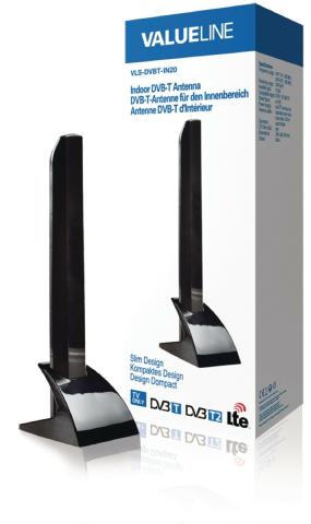 antenna Amplificata 15 dB VHF UHF KNT DVBT TV DA INTERNO