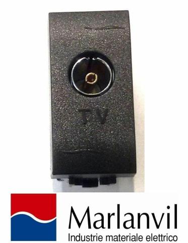 PRESA TV DERIV/PASSANTE MARLANVIL 7758 COMPATIBILE BTICINO LIVING INTERNATIONAL