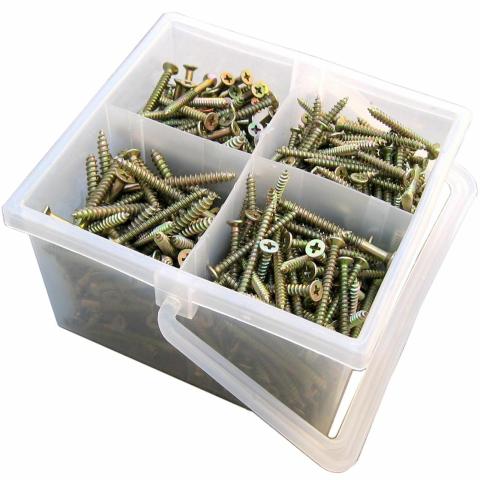 KIT 660 VITI DA LEGNO ASSORTIMENTO VITE LEGNAME VARIE MISURE LAVORO FAI DA TE