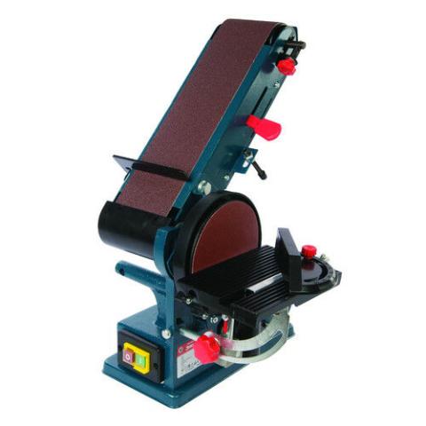 LEVIGATRICE DA BANCO MULTIFUNZIONE NASTRO E DISCO INCLINABILE da 390 mm - 350 W