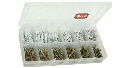 ASSORTIMENTO 370 VITI A TESTA PIANA IMPRONTA A CROCE E TASSELLI VALEX 1950125