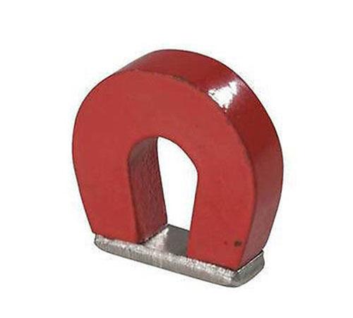 MAGNETE A FERRO DI CAVALLO CALAMITA NEODIMIO TASCABILE 25 x 22 x 8mm PORTAFORTUN