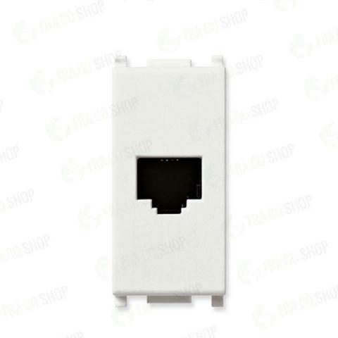 PRESA TELEFONO RJ11 VIMAR PLANA 14320 BIANCA
