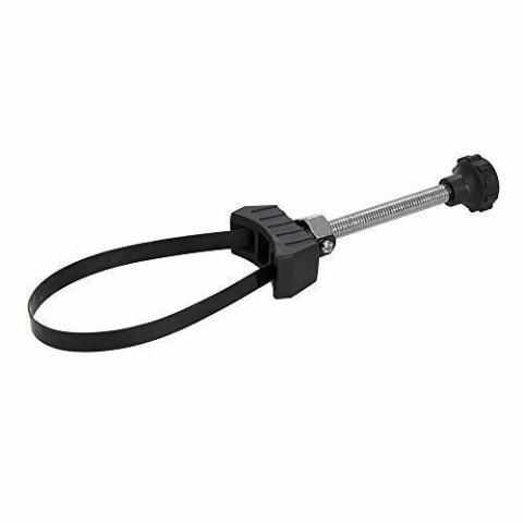 CHIAVE PER FILTRO OLIO REGOLABILE A NASTRO IN ACCIAIO CROMATO  45 - 110 mm