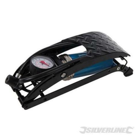 POMPA BICI BICICLETTA AUTO SCOOTER MOTO GONFIA GONFIAGGIO GOMME ARIA E MANOMETRO